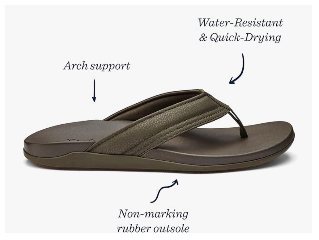 Olukai Men's Maha Flip Flop Sandal